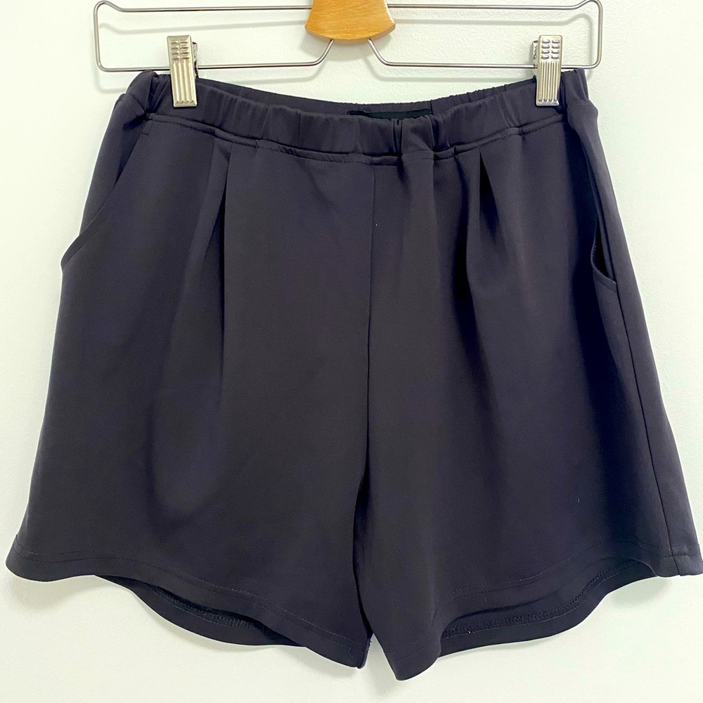 WORKHALL Indigo stretchy shorts (Size S, can fit M)